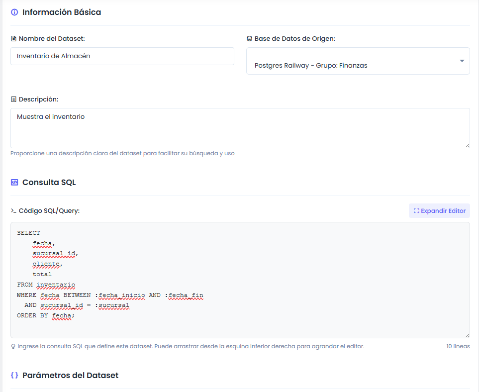 Flujo de trabajo de Adminix: configuración, creación de datasets y descarga segura de datos